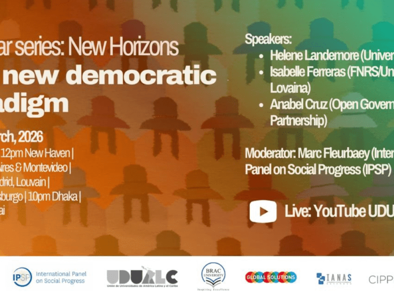 March 25, 2026. New Horizons Webinar – The new democratic&nbsp;paradigm
